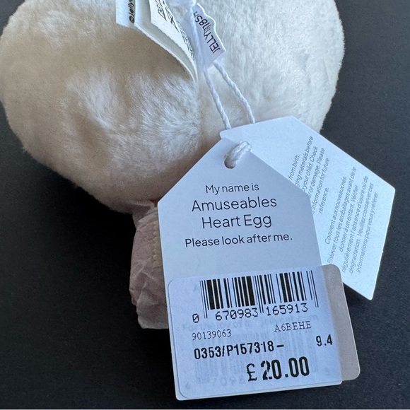 AUTHENTIC❗️New with Tags - Jellycat Heart Boiled Egg Valentine’s Day 2026! - Picture 11 of 11